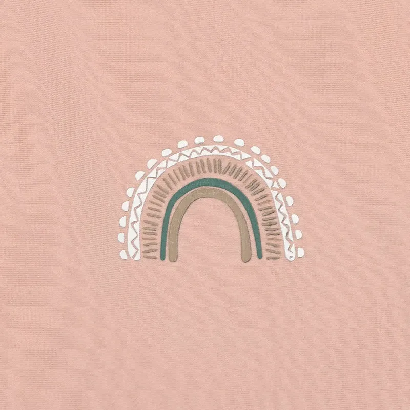 Schwimmhose mit integrierter Schwimmwindel Baby Kurz (UV-Schutz), Rosa | Lässig