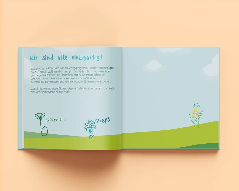 Mein Freundschaftsbuch von Mira und das fliegende Haus.