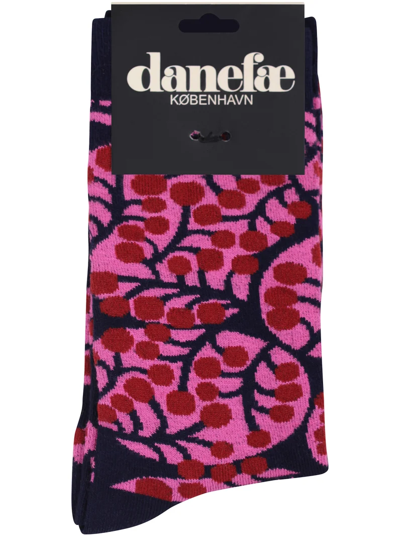 Danewalk With Me Socks Soft Cherry MACRO MICRO