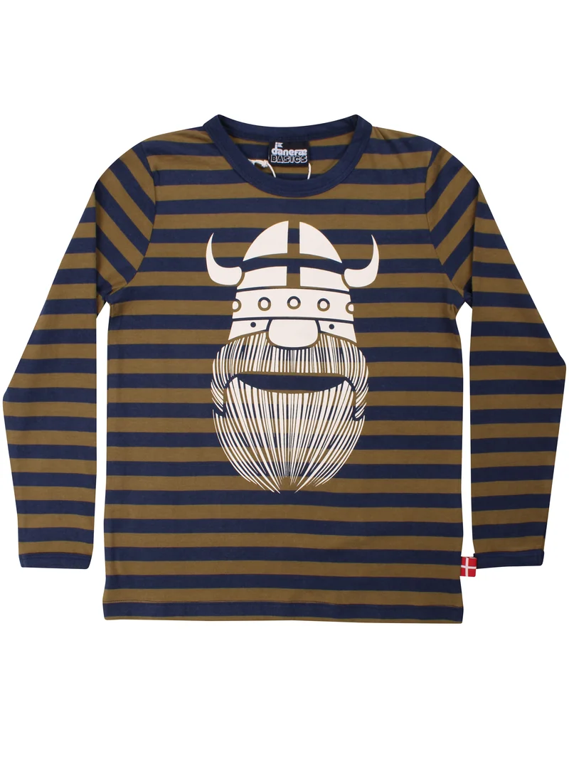 Danebasic Longsleeve Dark Olive/Dark Navy ERIK