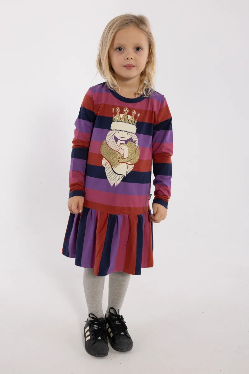 Daneseahorse Cotton Dress Illustrious SNEPRINSESSE