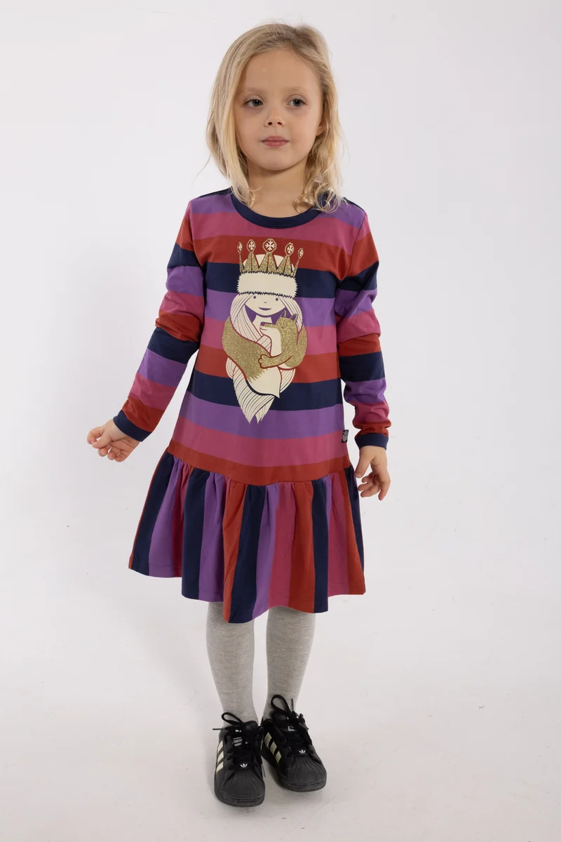 Daneseahorse Cotton Dress Illustrious SNEPRINSESSE