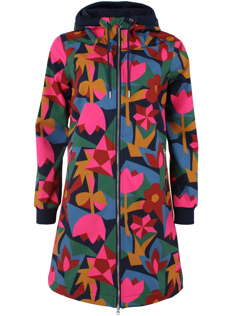 Danejane Softshell Dark Navy/Soft Cherry GEOFLEUR