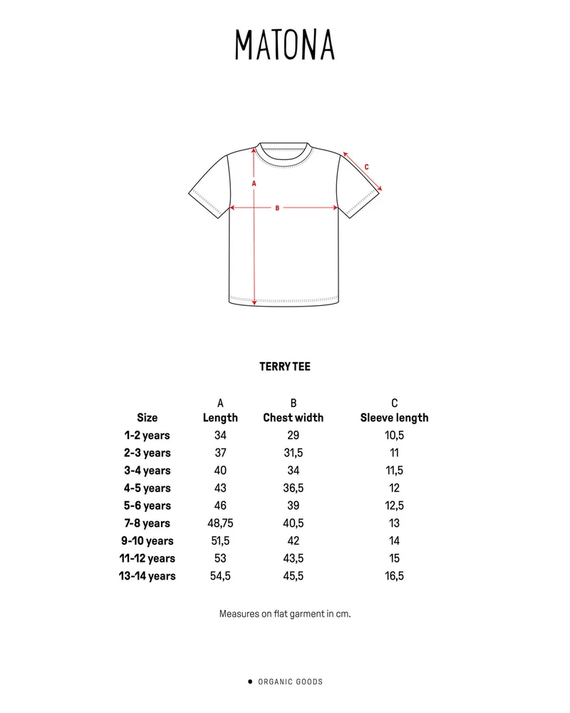 Tshirt Terry Tee blau | MATONA