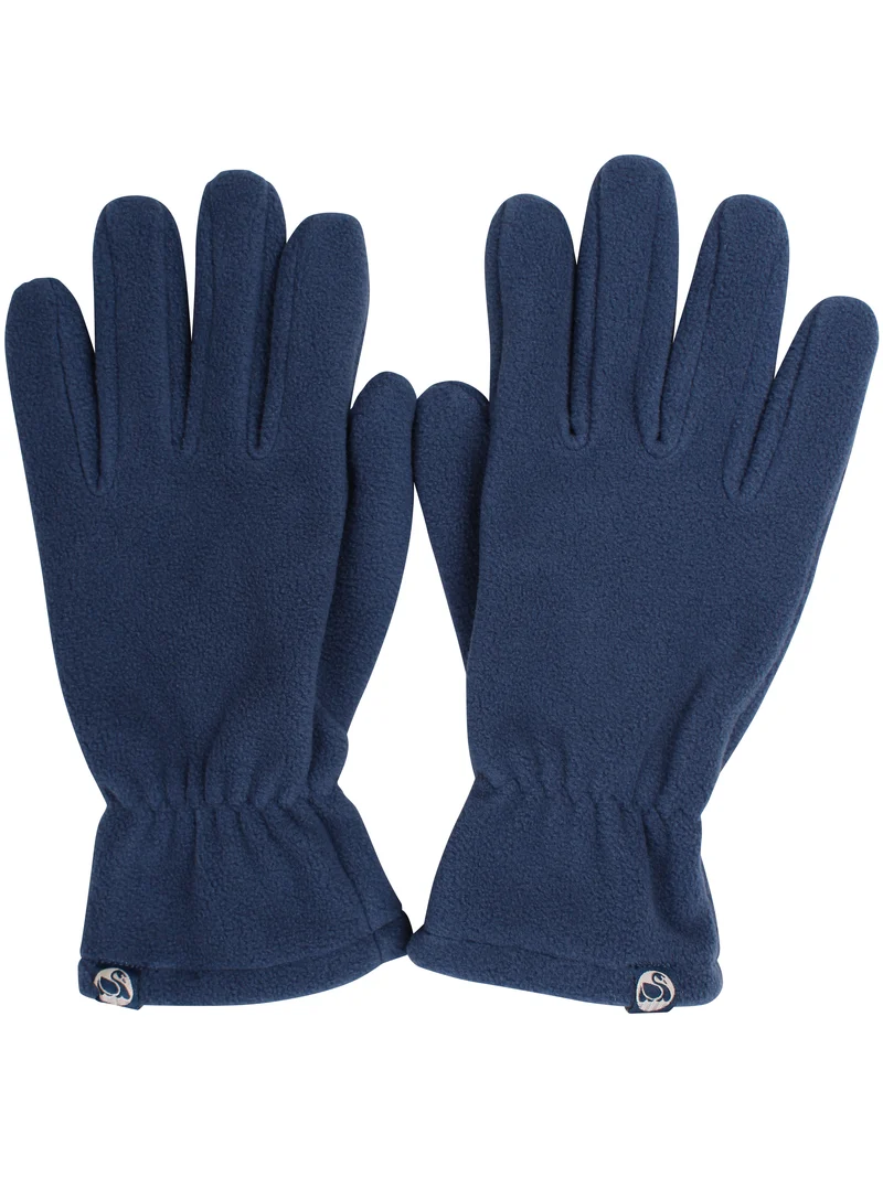 Danetoasty Polar Fleece Gloves Dark Grey Blue