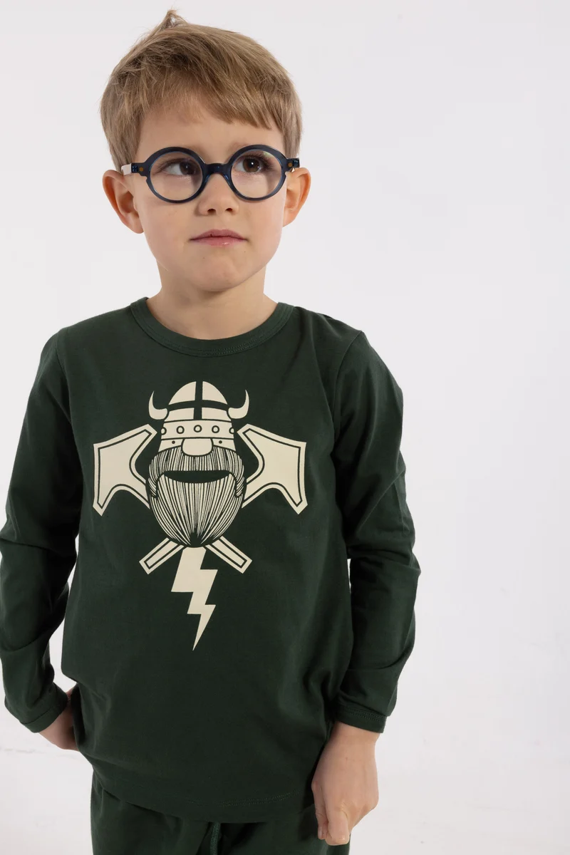 Danebasic Longsleeve Dark Forest THORBOLT (Glow In The Dark)