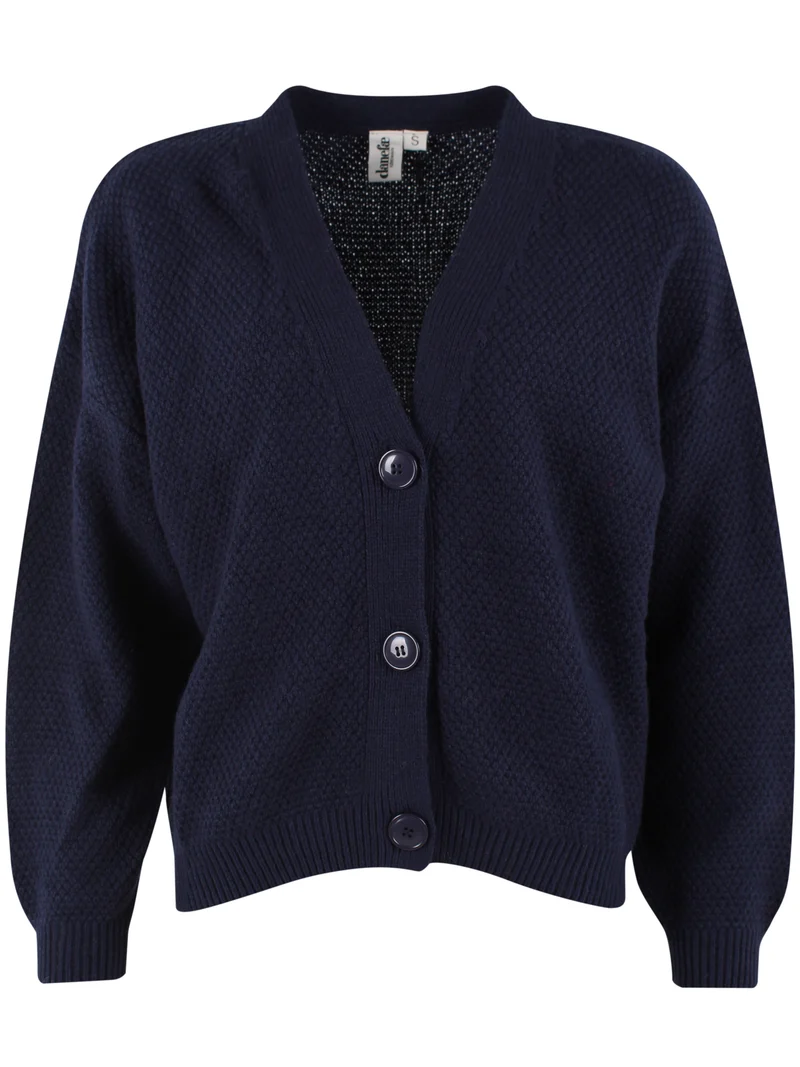 Danelotte Wool Cardigan Dark Navy