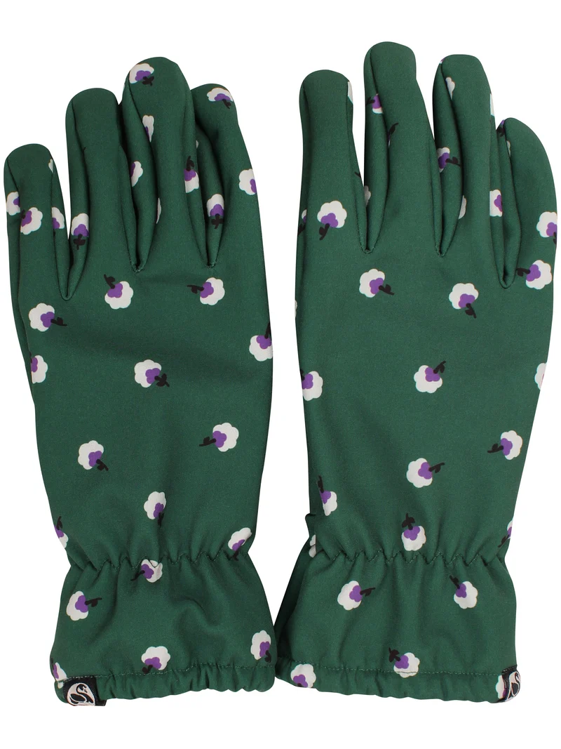 Danehold My Hand Softshell Gloves Dark Pine LILFLUFFERS