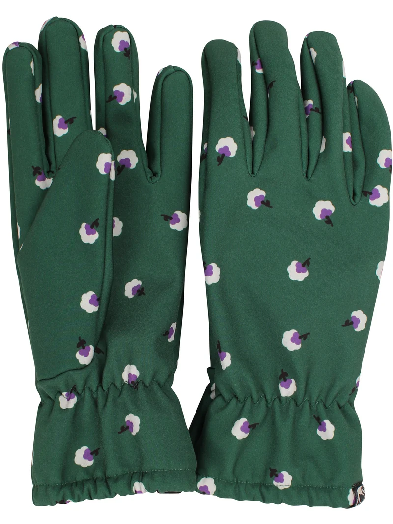 Danehold My Hand Softshell Gloves Dark Pine LILFLUFFERS