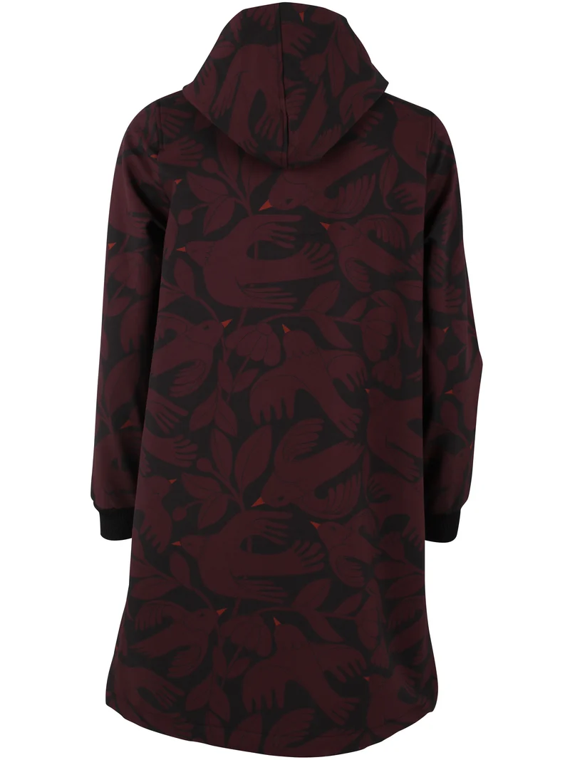 Danekarla Softshell Black/Dark Wine BIRDIEUP