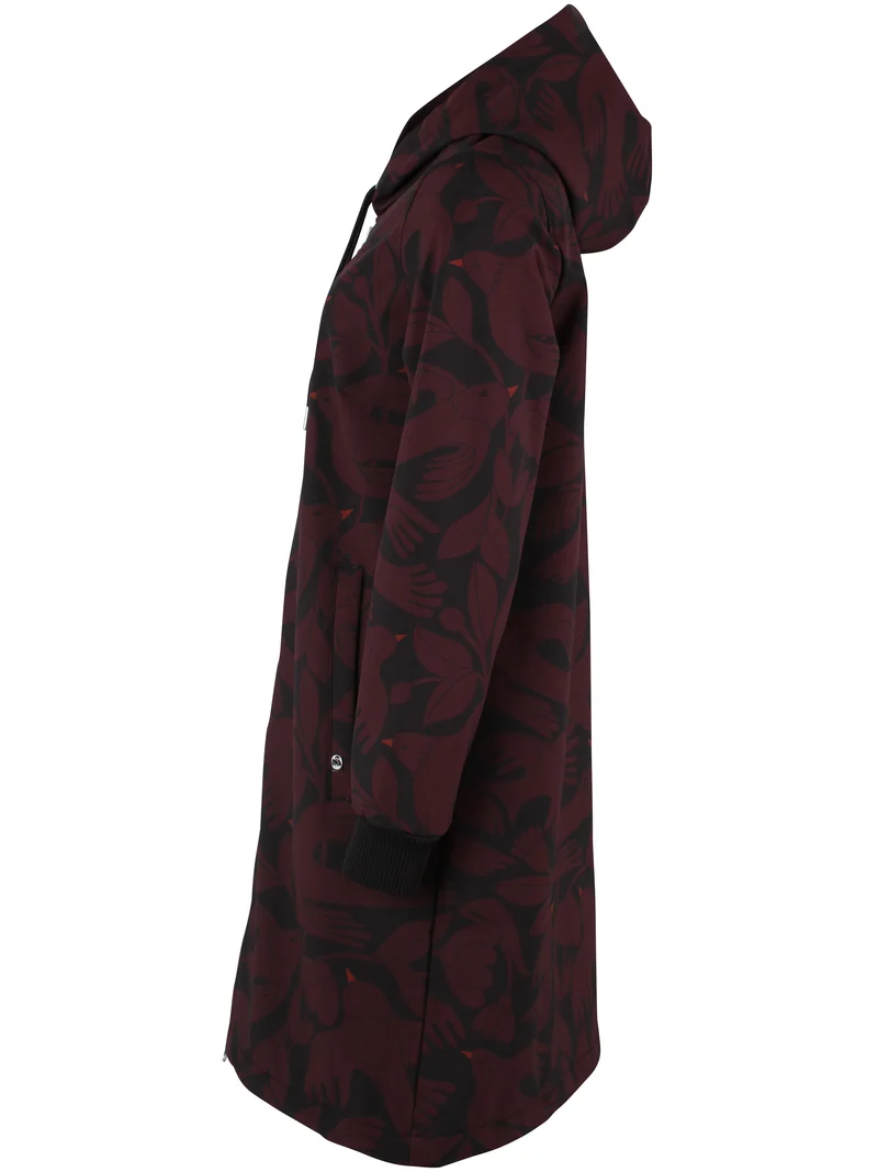 Danekarla Softshell Black/Dark Wine BIRDIEUP