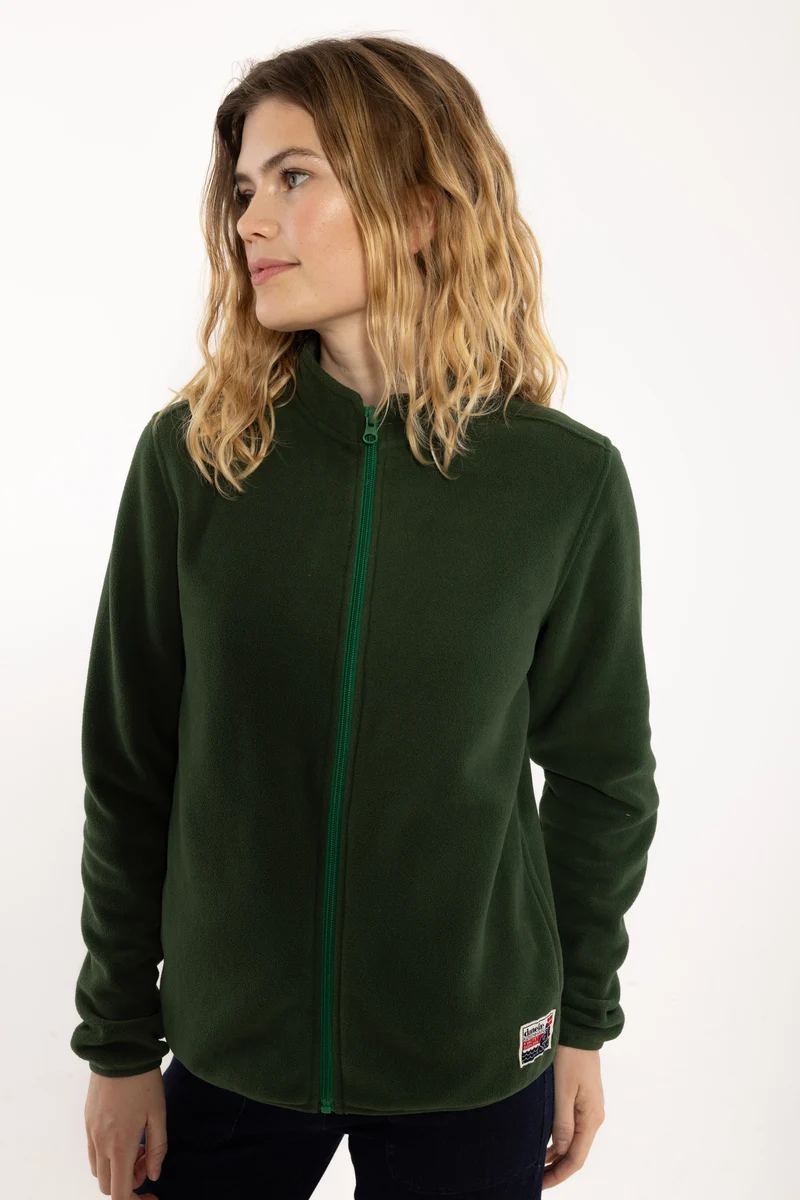 Danedea Polar Fleece Zip-Up Dark Forest