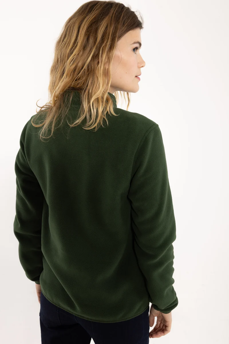 Danedea Polar Fleece Zip-Up Dark Forest