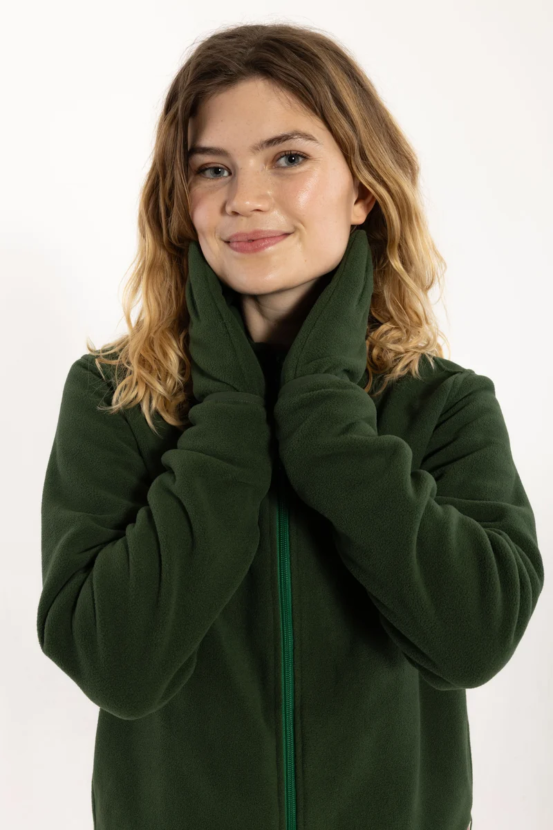 Danedea Polar Fleece Zip-Up Dark Forest