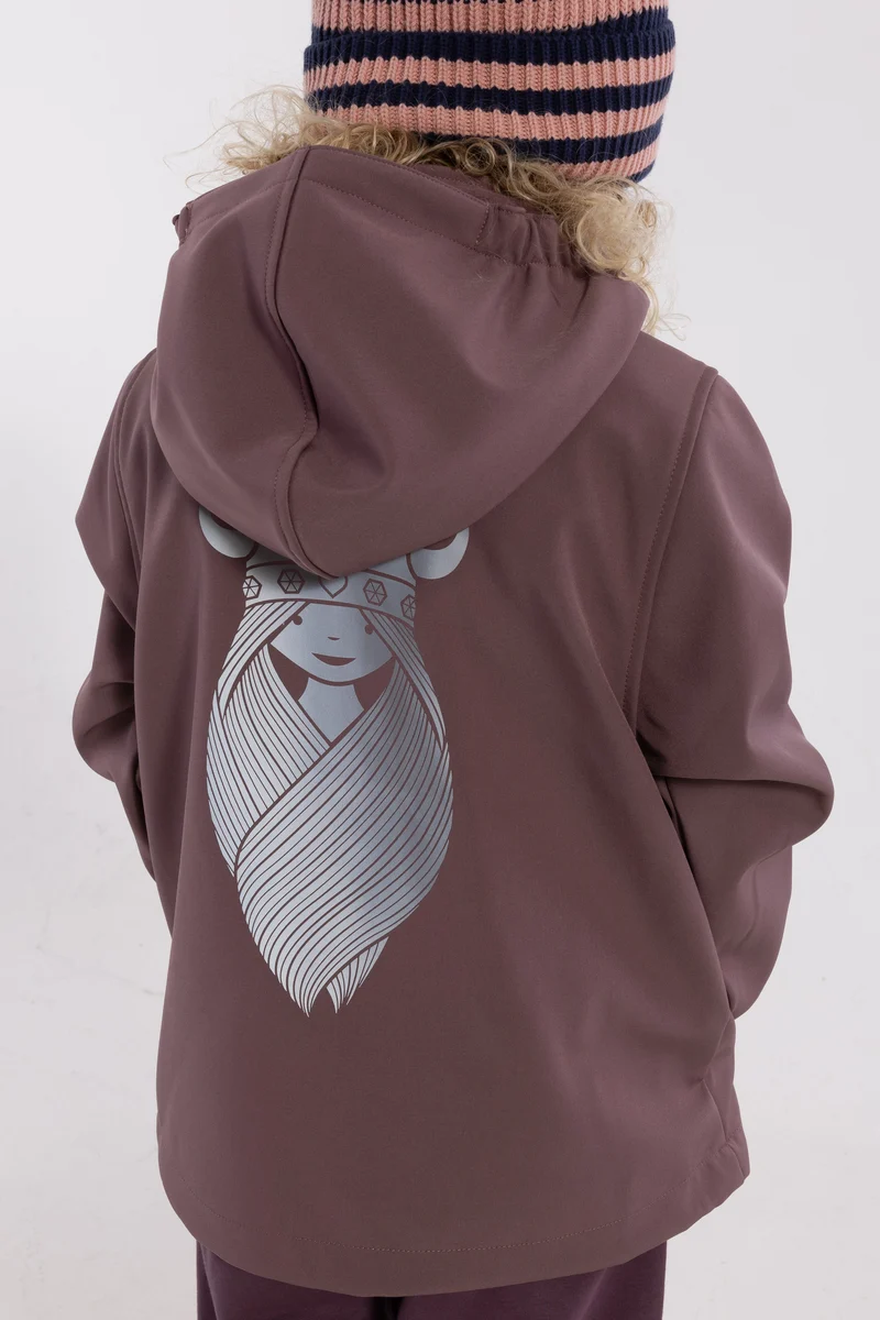 Danespil Softshell Mauve FREJA (REFLECTIVE)
