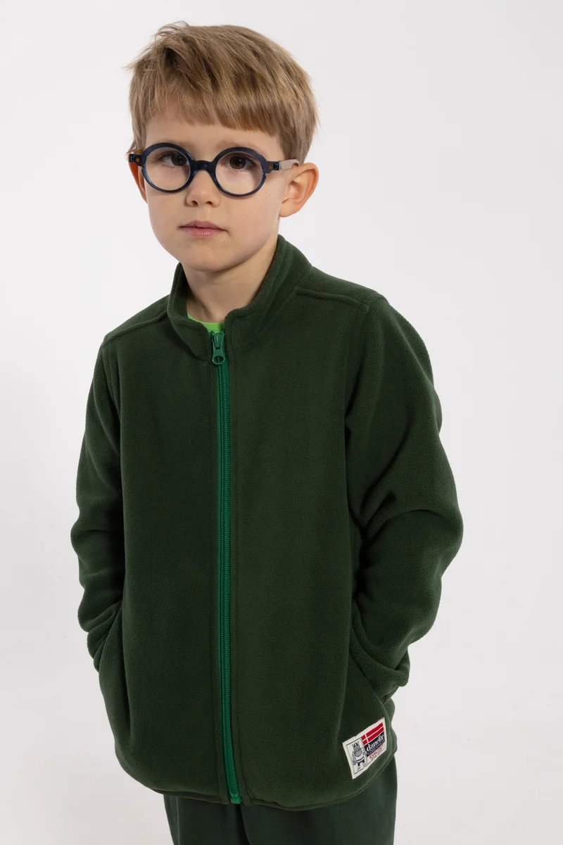 Danegrisling Polar Fleece Zip-Up Dark Forest