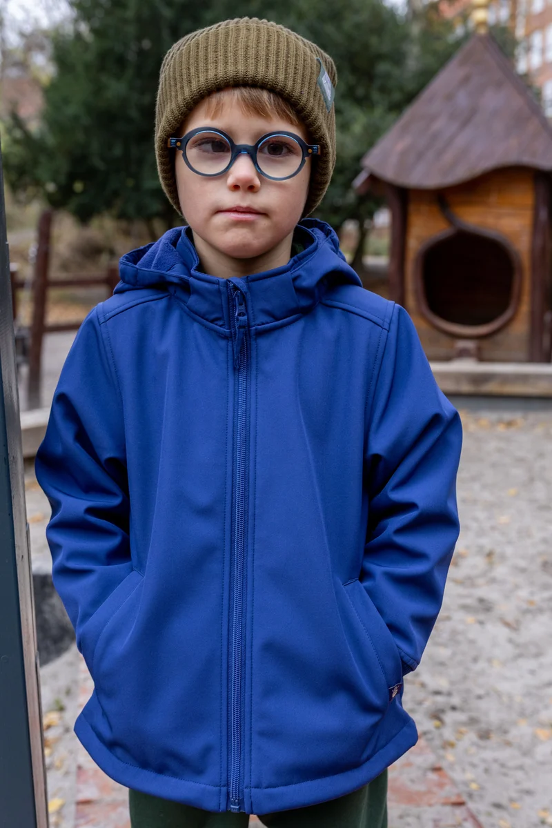 Danespil Softshell Dark Blue ERIK (REFLECTIVE)