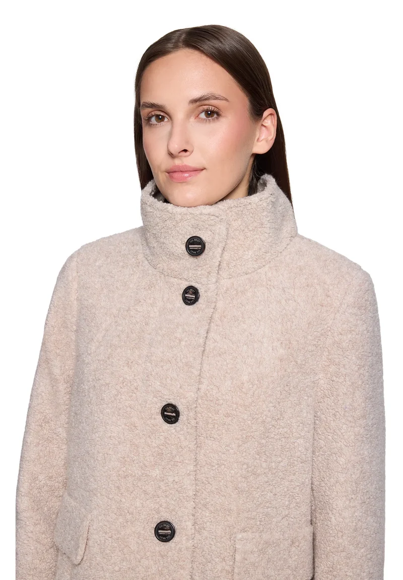 Teddy-Jacke aus Wollmix