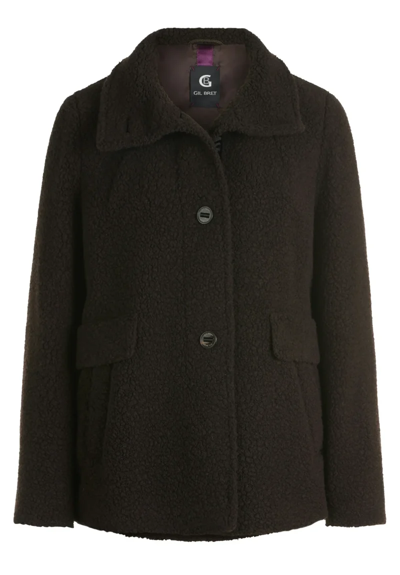 Teddy-Jacke aus Wollmix