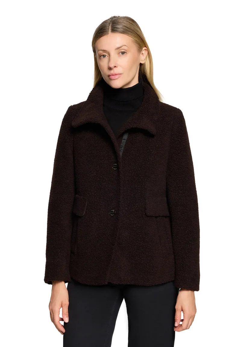 Teddy-Jacke aus Wollmix