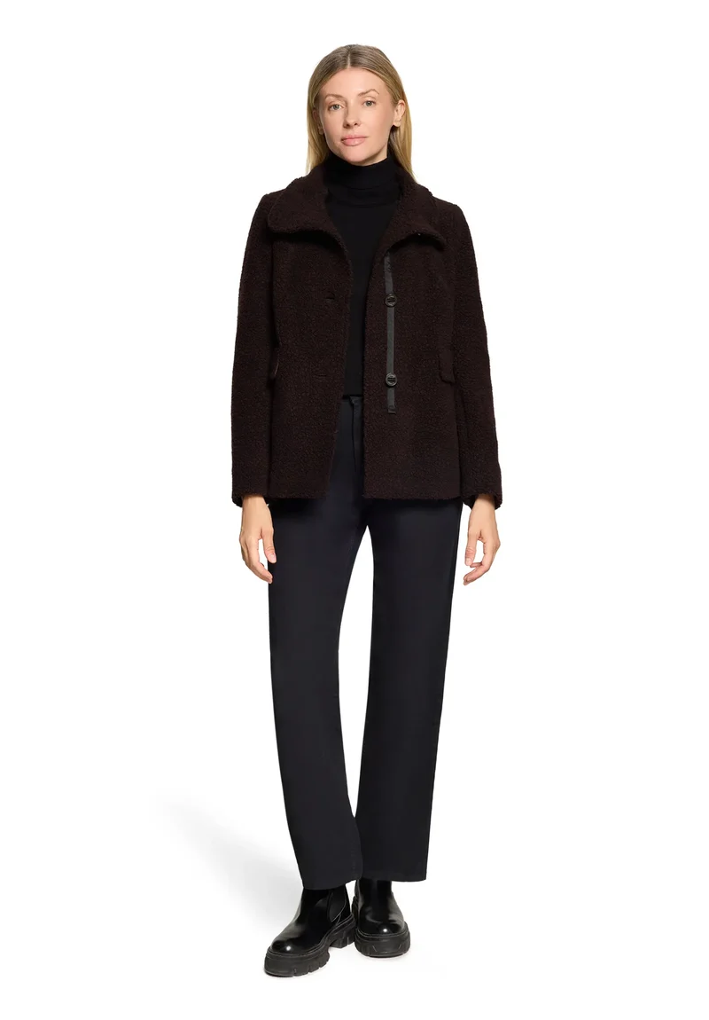 Teddy-Jacke aus Wollmix