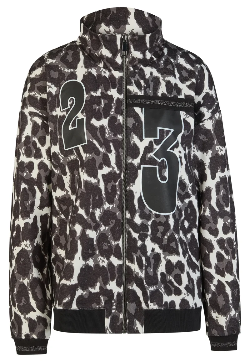 Sweatjacke aus Baumwollmix