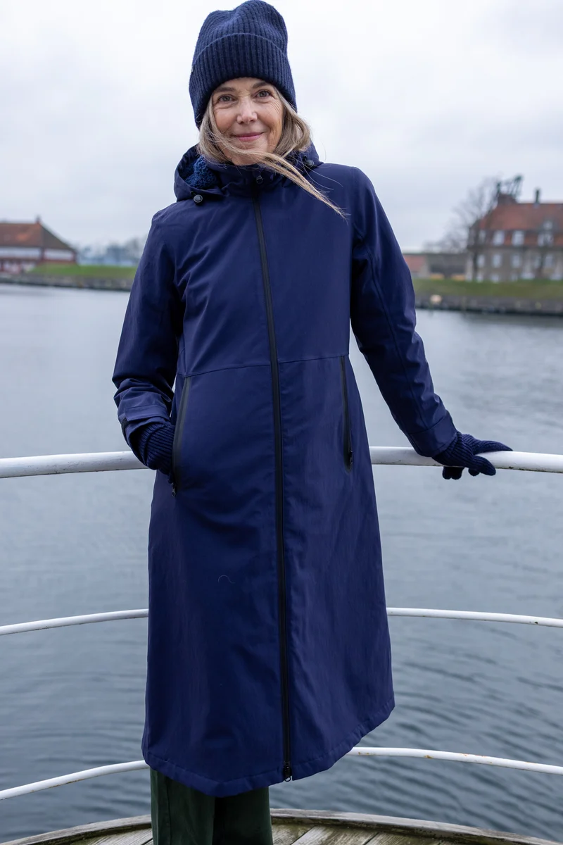 Danesandur Winter Coat Dark Navy