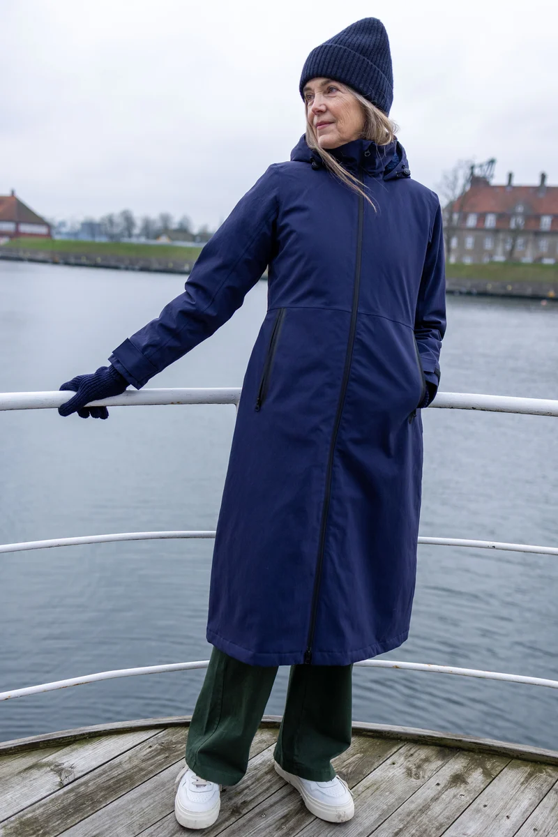 Danesandur Winter Coat Dark Navy