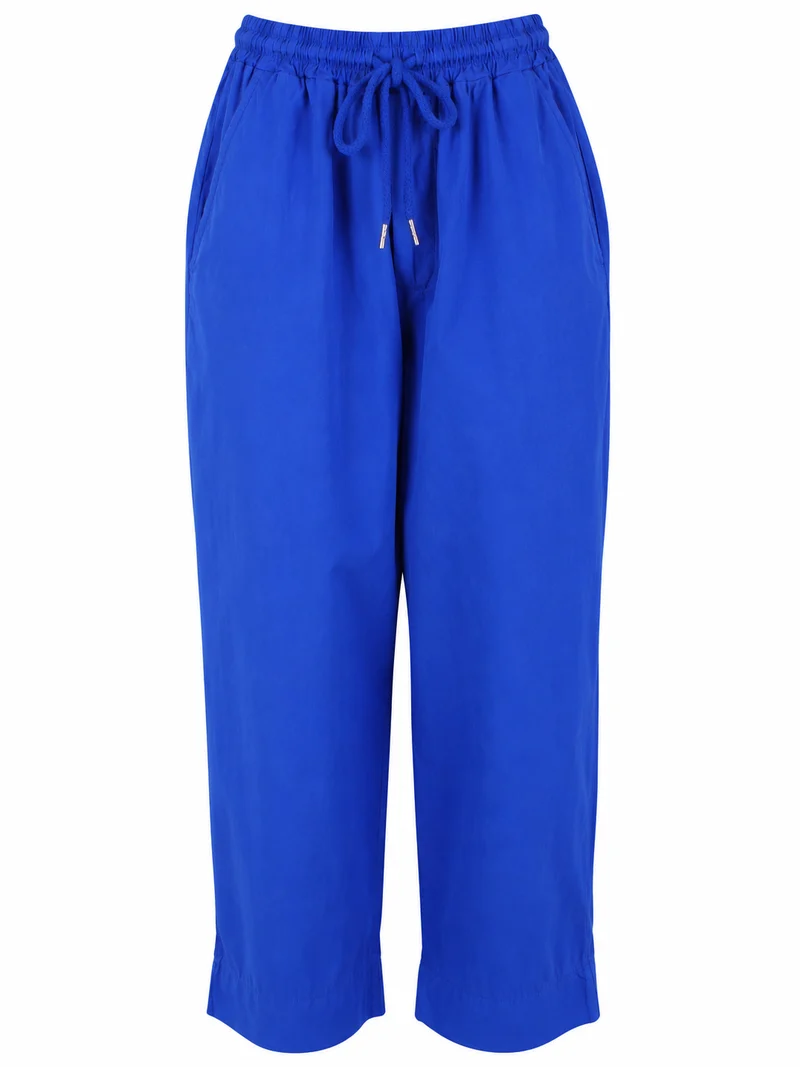 Danefunt Smooth Poplin Pants Dark Blue