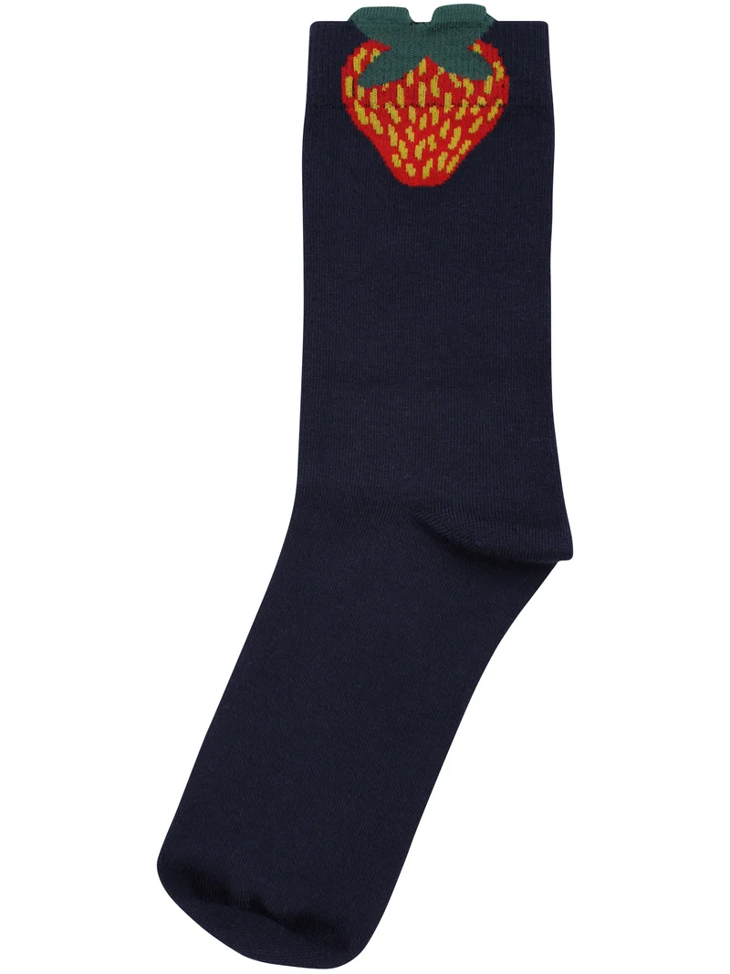 Dane3D Ladies Socks Dark Navy STRAWB