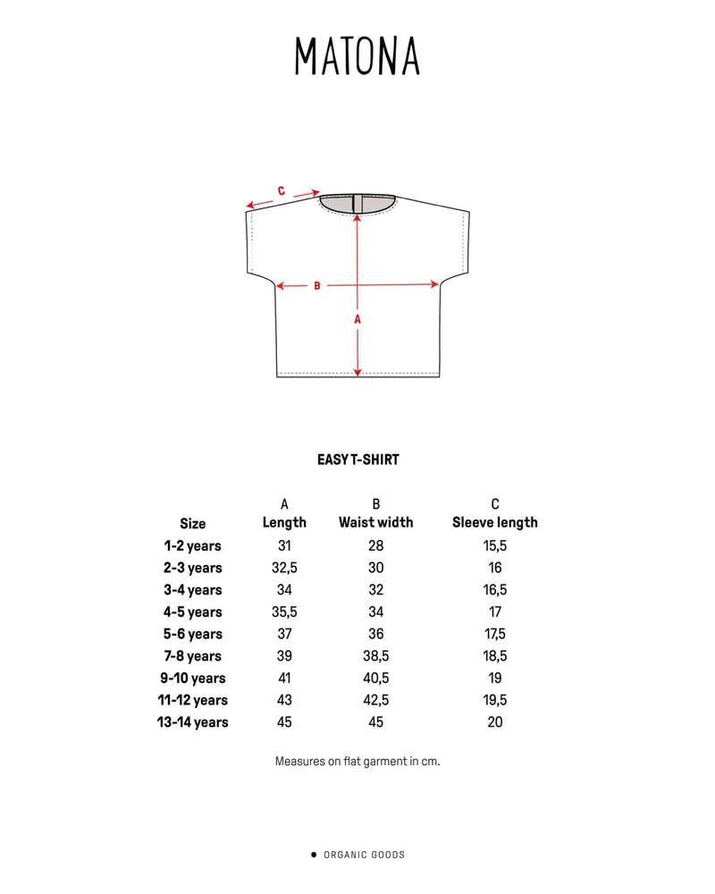Easy T-Shirt blau | MATONA