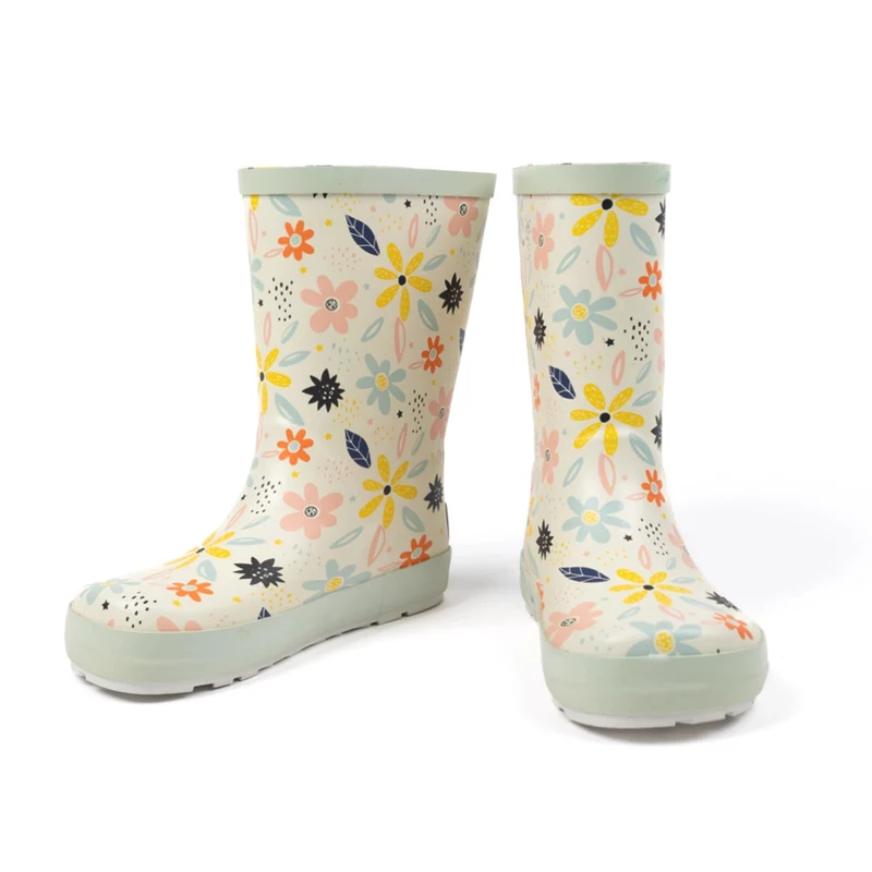 Gummistiefel. Blumen. Weit | Koel4Kids