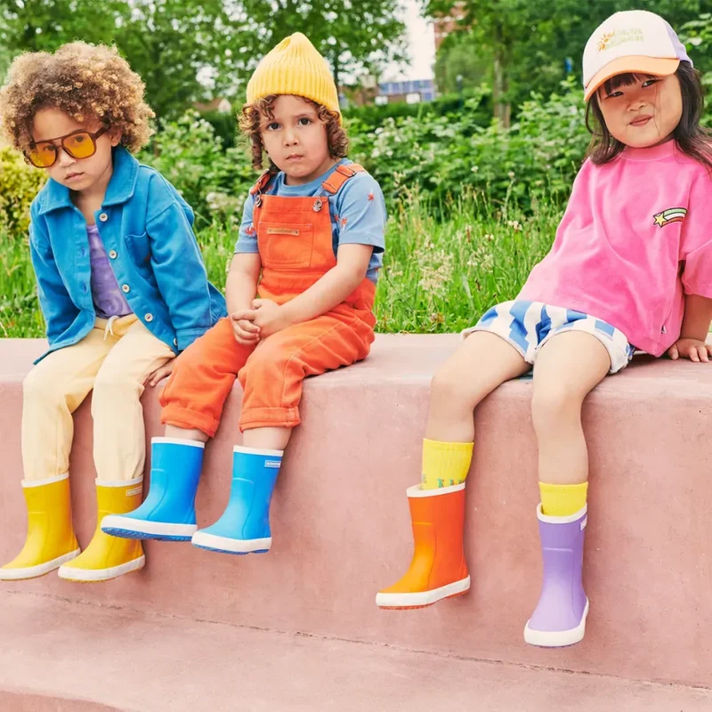 Bergstein Kautschuk-Gummistiefel, Fuxia