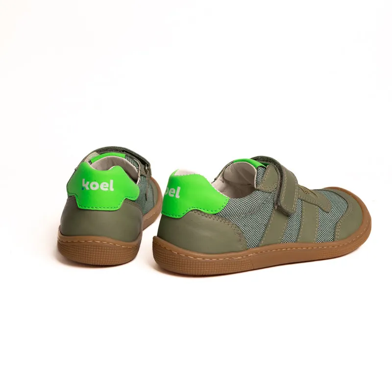 Barfußschuhe Dylan II Textile | Olive | KOEL Shoes