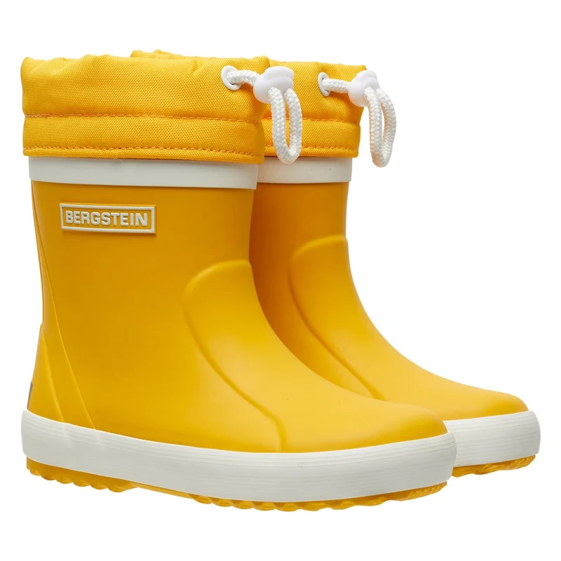 Thermo Gummistiefel, Winter, Gelb, mit Zugband | Bergstein