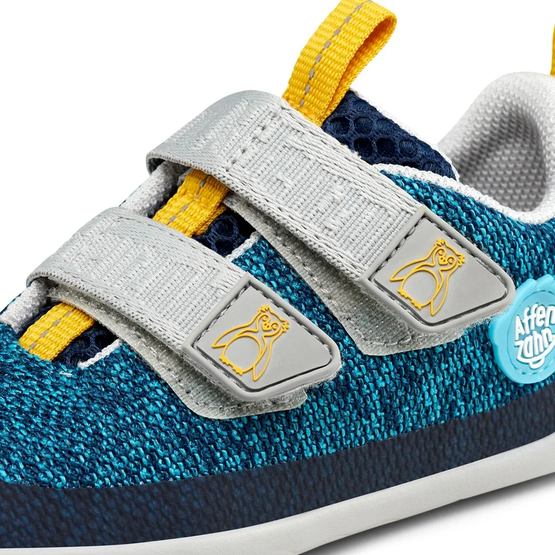 Barfußschuh für den Sommer Happy Knit, Pinguin | Affenzahn