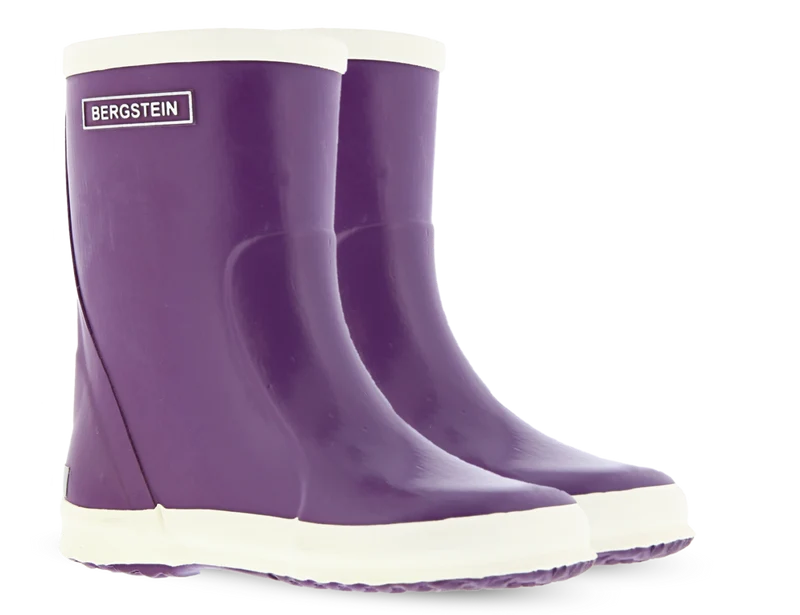Regenstiefel aus Naturkautschuk, Lila/Purple | Bergstein