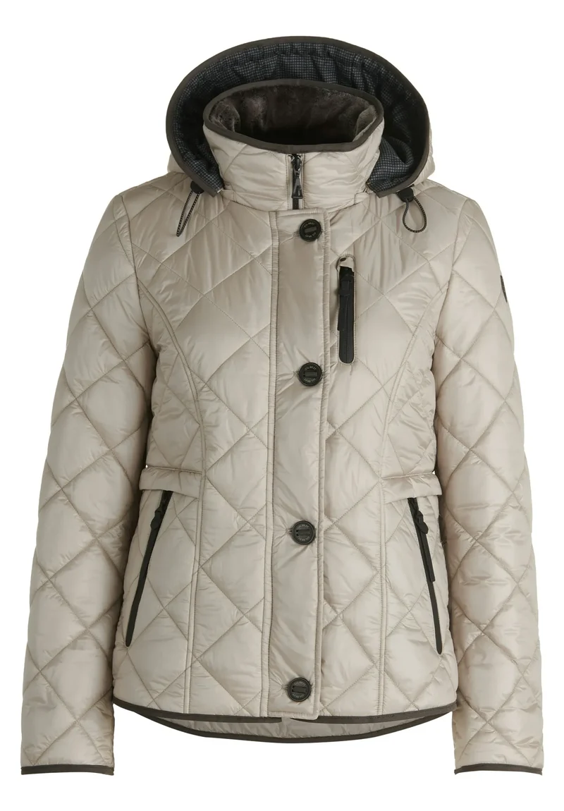 Steppjacke mit Kapuze