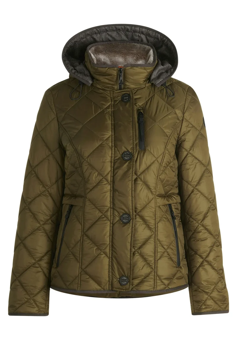 Steppjacke mit Kapuze