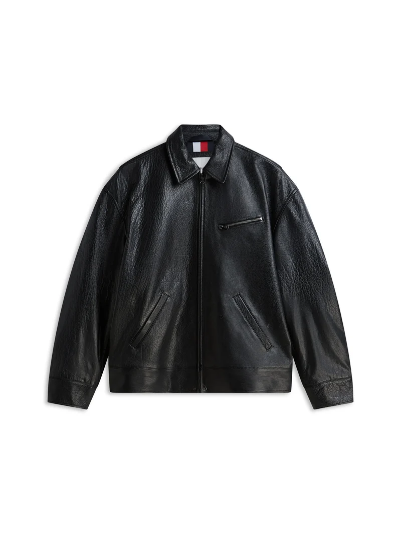Lederjacke Regular Fit