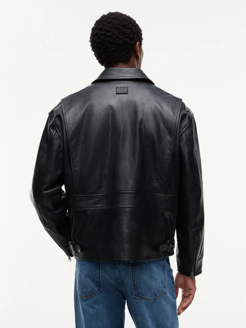 Lederjacke Regular Fit