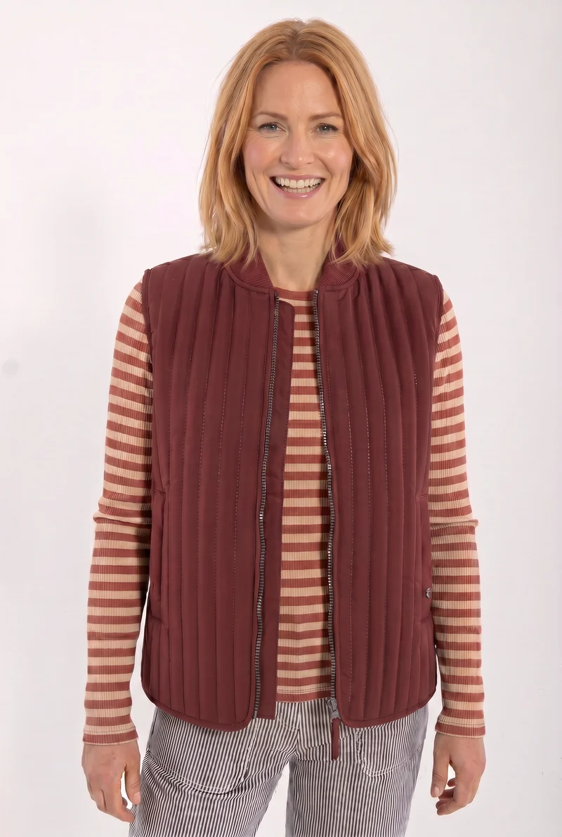 Danivrig Thermo Vest Dark Cherry