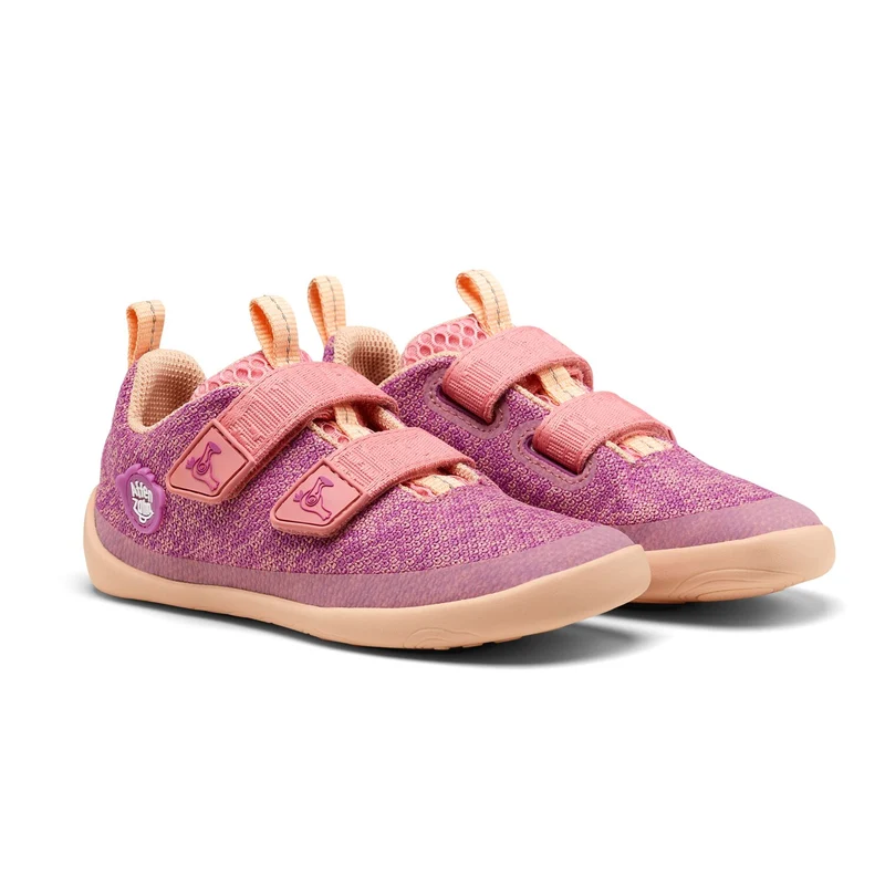 Barfußschuh Affenzahn | Kinderschuh aus Knit | Flamingo