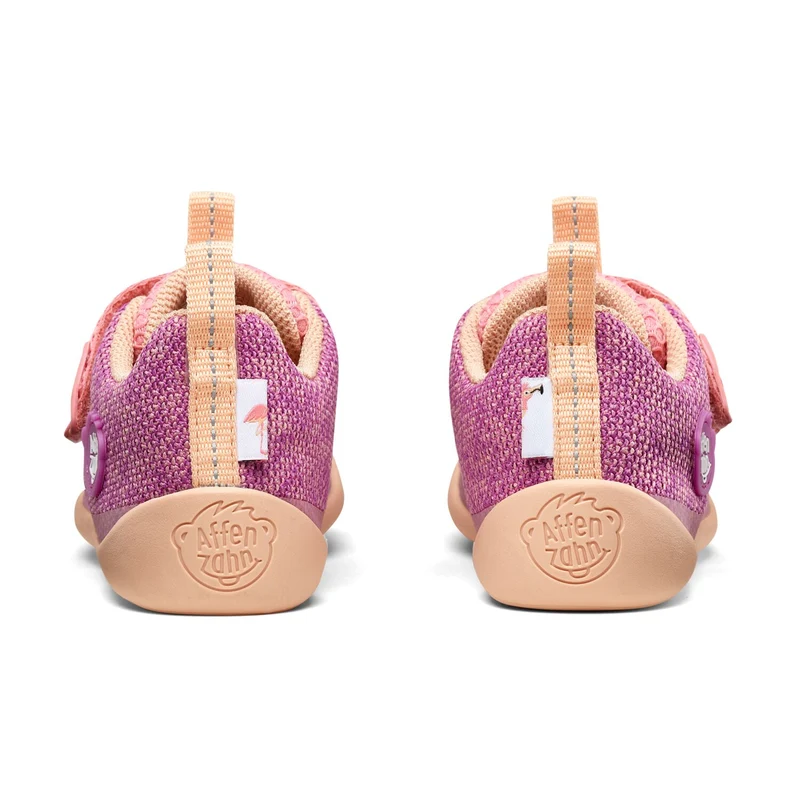Barfußschuh Affenzahn | Kinderschuh aus Knit | Flamingo