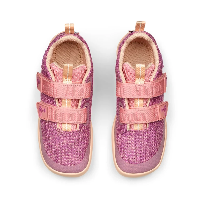 Barfußschuh Affenzahn | Kinderschuh aus Knit | Flamingo