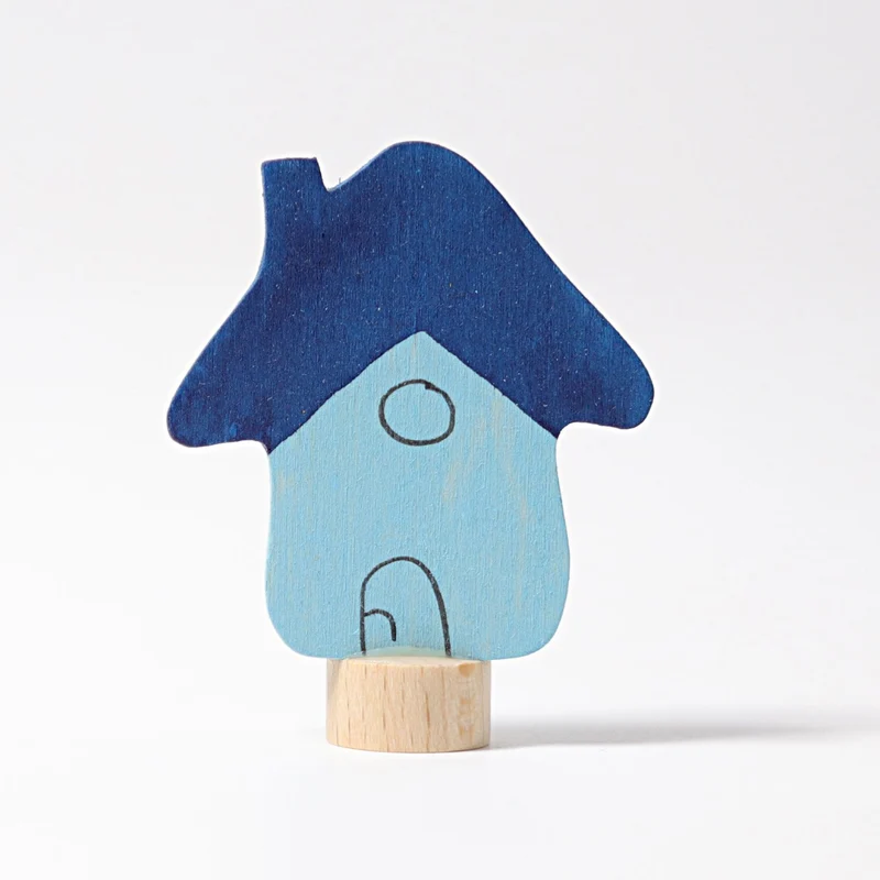 Steckfigur. blaues Haus | Grimms