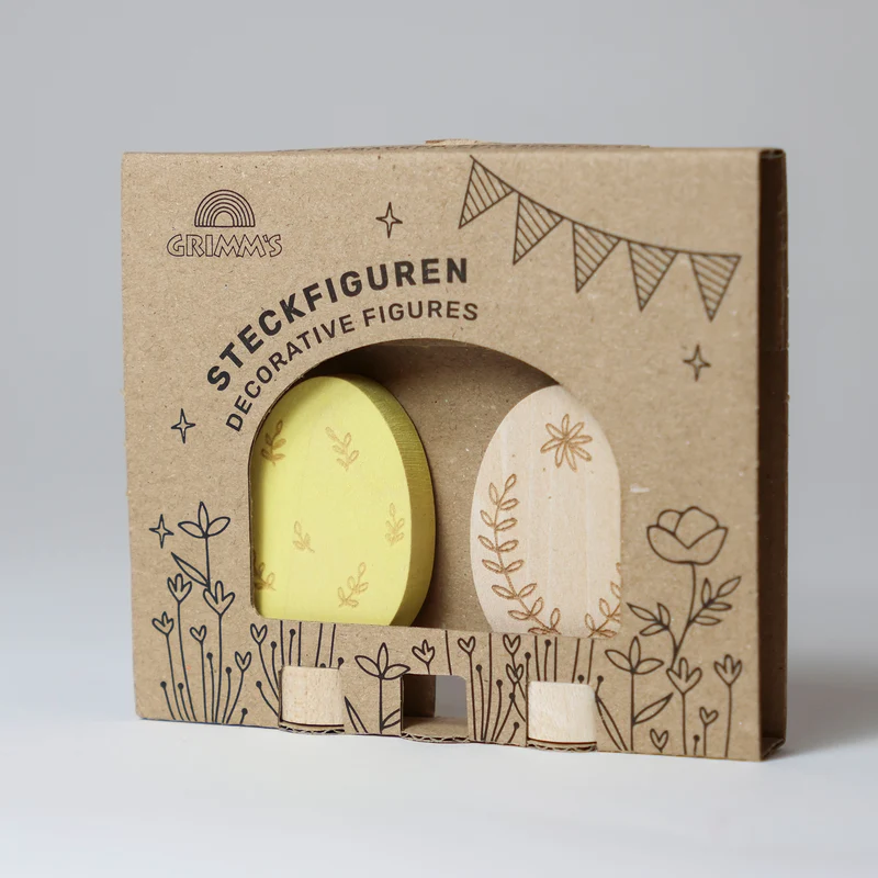 Steckfiguren. Osterei Duo Ornament | Grimms