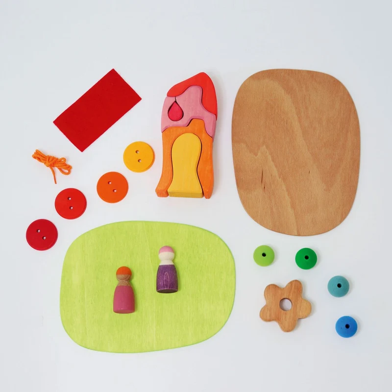 Spielwelt Blumenwiese, Holz, Grimms