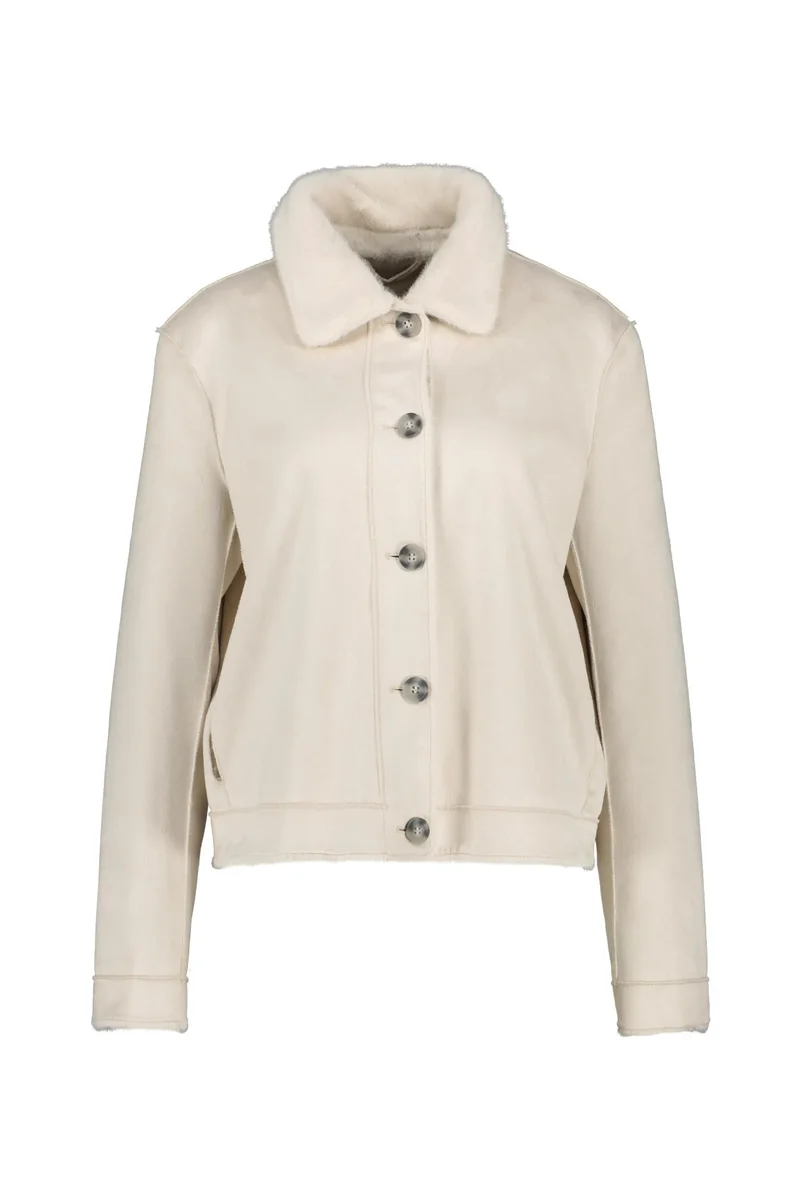 Übergangsjacke aus Kunstfell