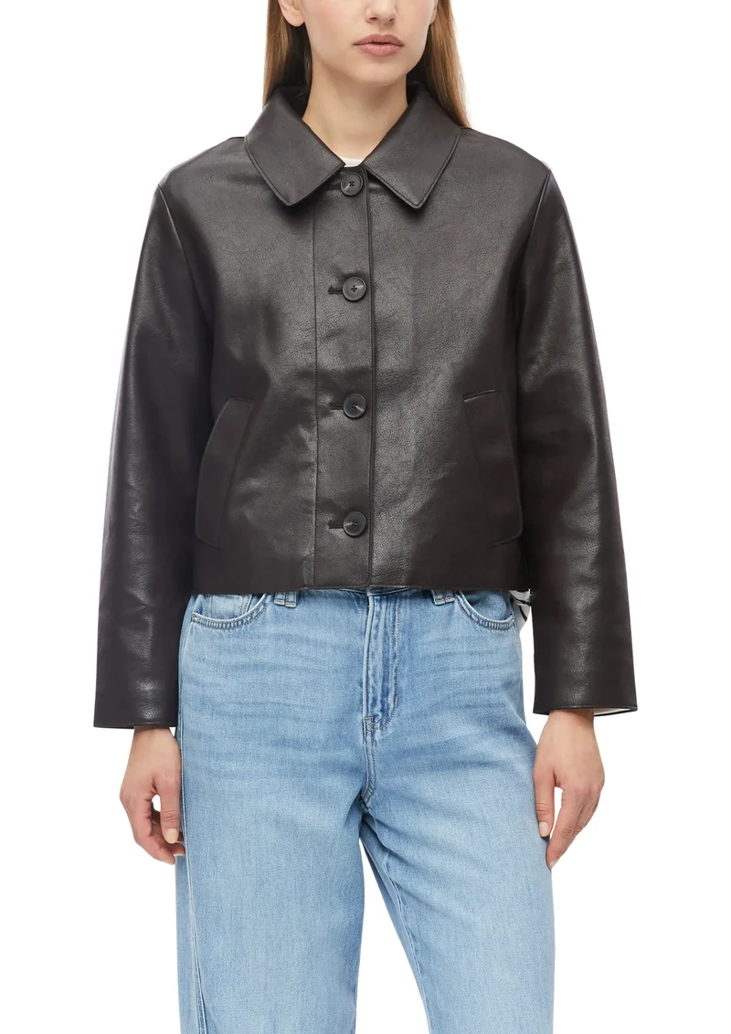 Jacke aus Kunstleder